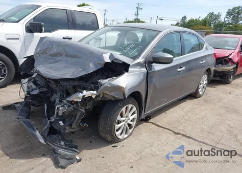 2018 Nissan Sentra Sv z USA, uszkodzony, nr VIN 3N1AB7AP0JL618980